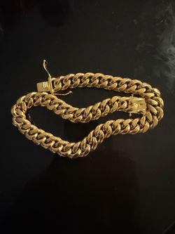 18k Gold Plated Cuban Link