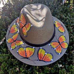 Artisanal Hand Painted Hat