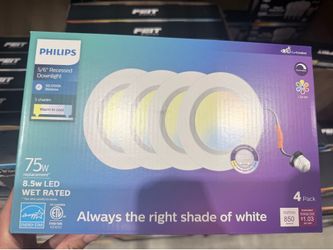 Philips Recessed downlight 4 pcs new
