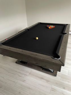 Pottery Barn Bixby X- Base 8’ Slate pool table- Excellent condition