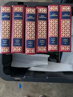 Gill's Bible Commentary 6-Volume Complete Set