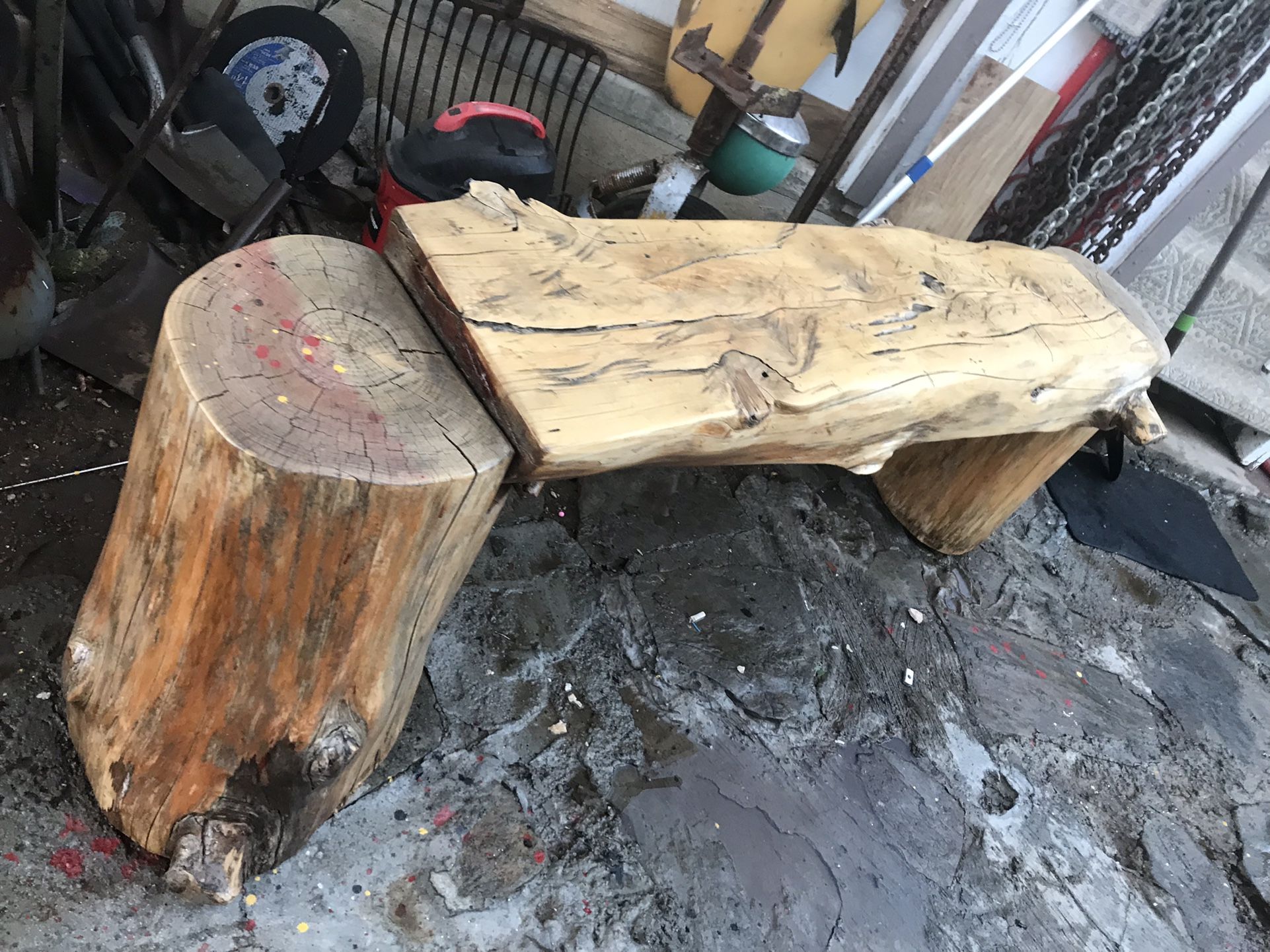 Log bench