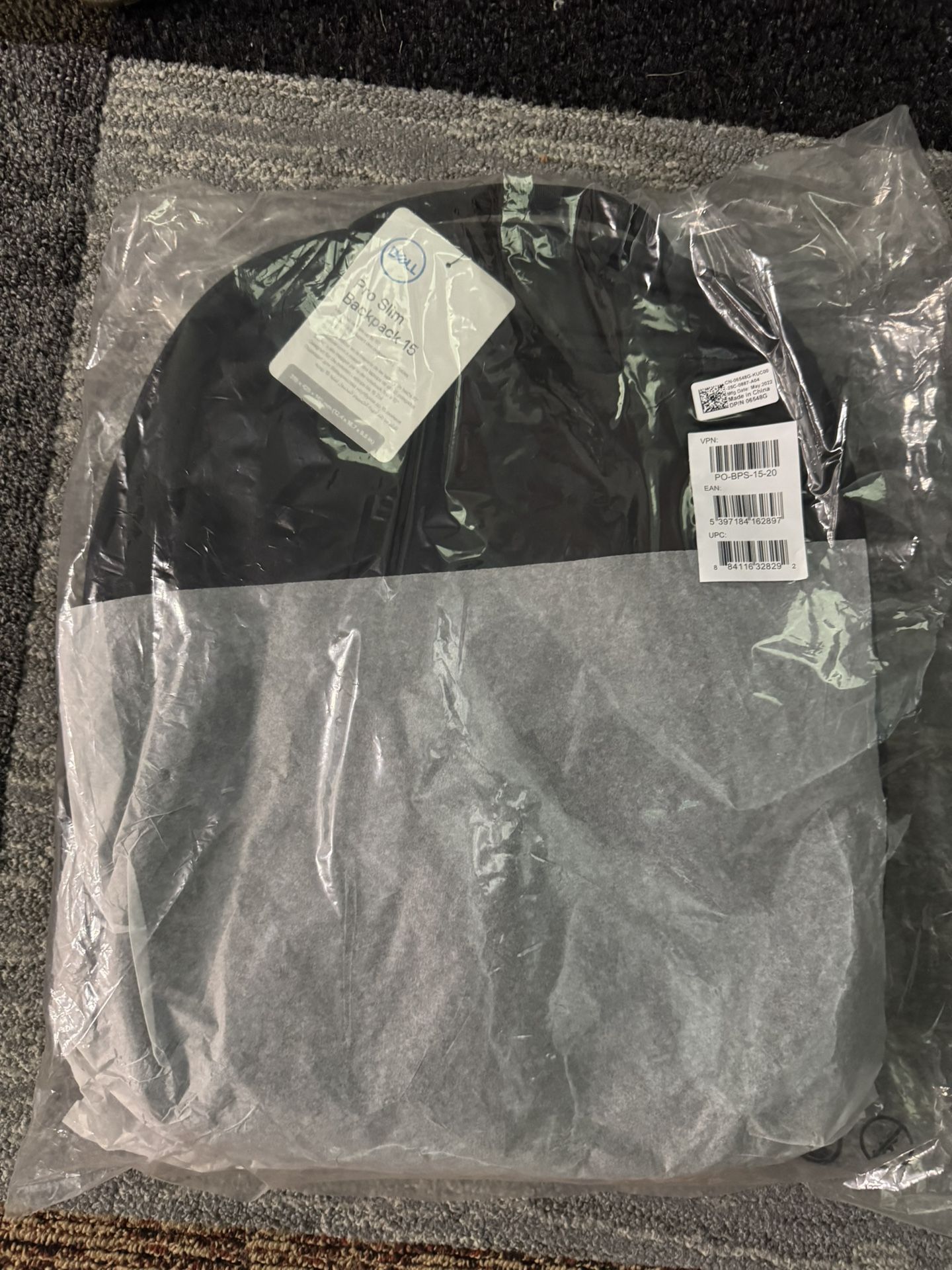 DELL PO1520PS Laptop Bag 15" Backpack (Backpack, 15" Shoulder Strap, 22oz, Black)