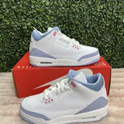 Size 6Y / 7.5W - Nike Jordan 3 Retro White Cobalt Bliss New