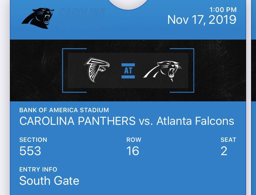 Panthers tickets