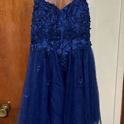 Blue Lace Dress 