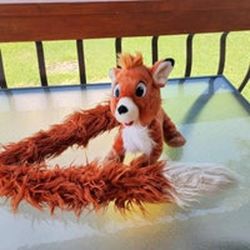 Disney Parks Tod from the The Fox And The Hound Plush with Long Tail.
