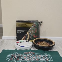 Casino Game Deluxe 16" Roulette Set.