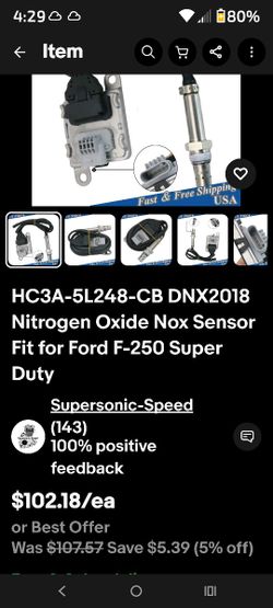 New Ford Super Duty NOX Sensor 6.7 LC3A-5L248-AC (NEW)