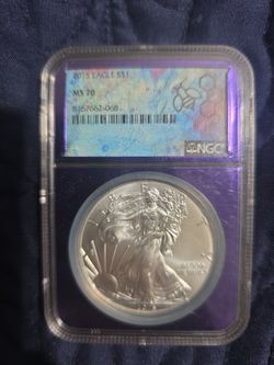 2015 ms 70 silver eagle