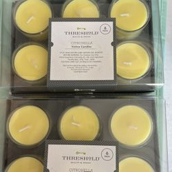 Threshold citronella candles 6 pack