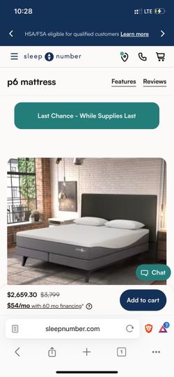 Mattress sleep number king