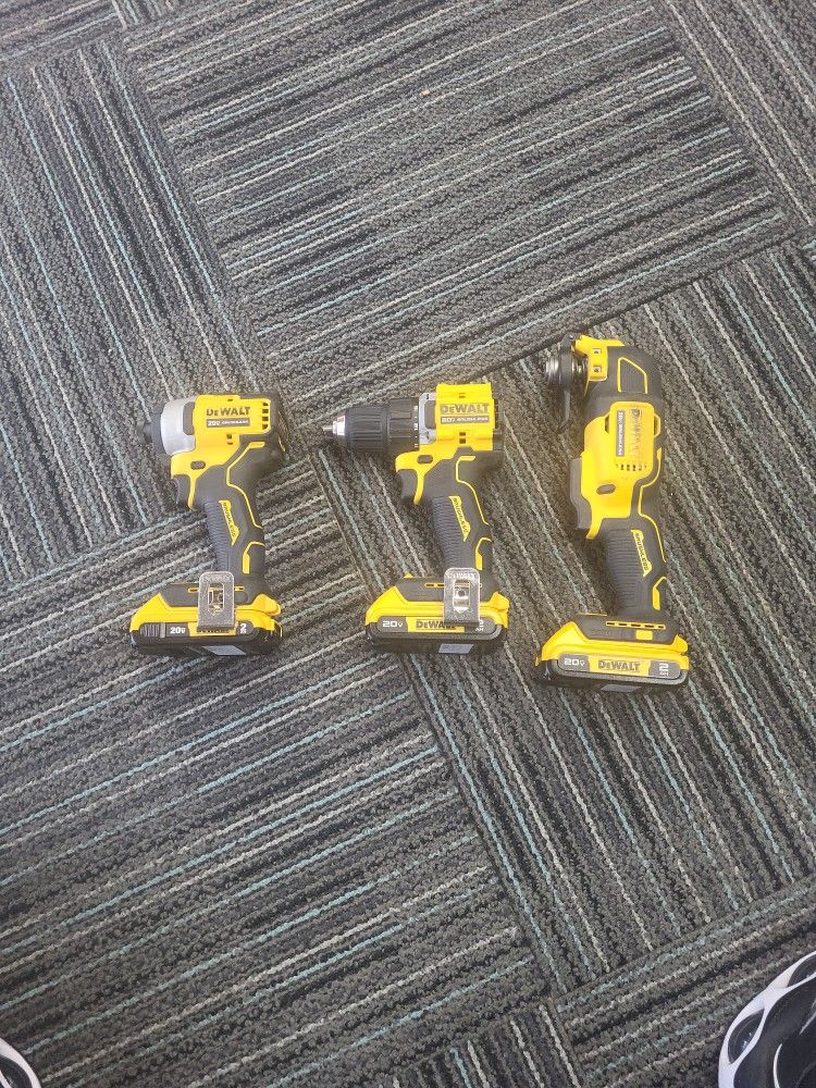Dewalt Atomic 20v Powertool Set No Charger