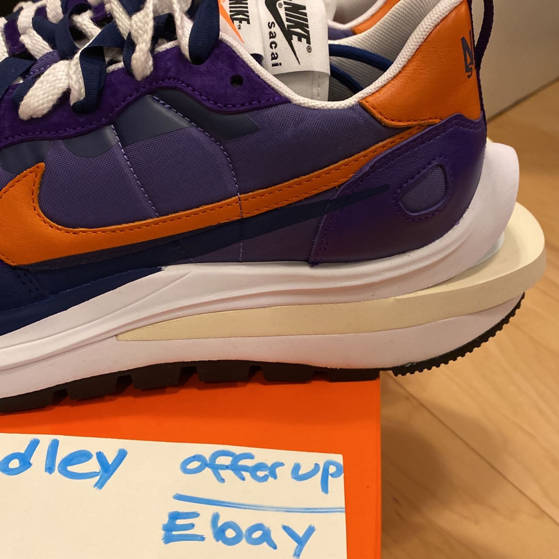 Nike Sacai Vaporwaffle Iris Size