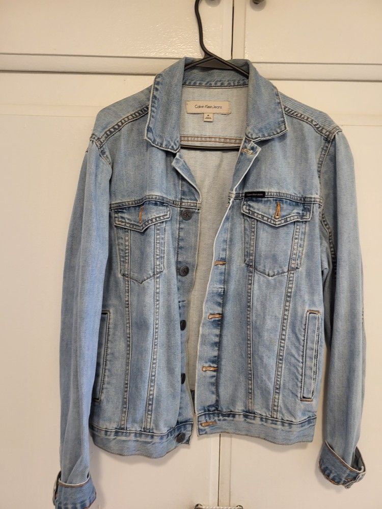 Womens CALVIN KLEIN JEAN JACKET MEDIUM