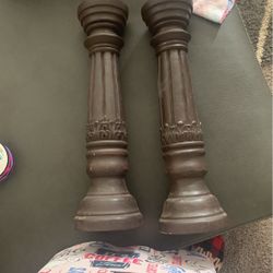 brown heavy sconces