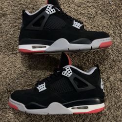 Jordan 4 Bred Size 10