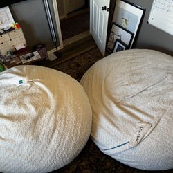 Two Lovesac Beanbags