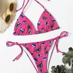 Butterfly Two Piece Swimsuit