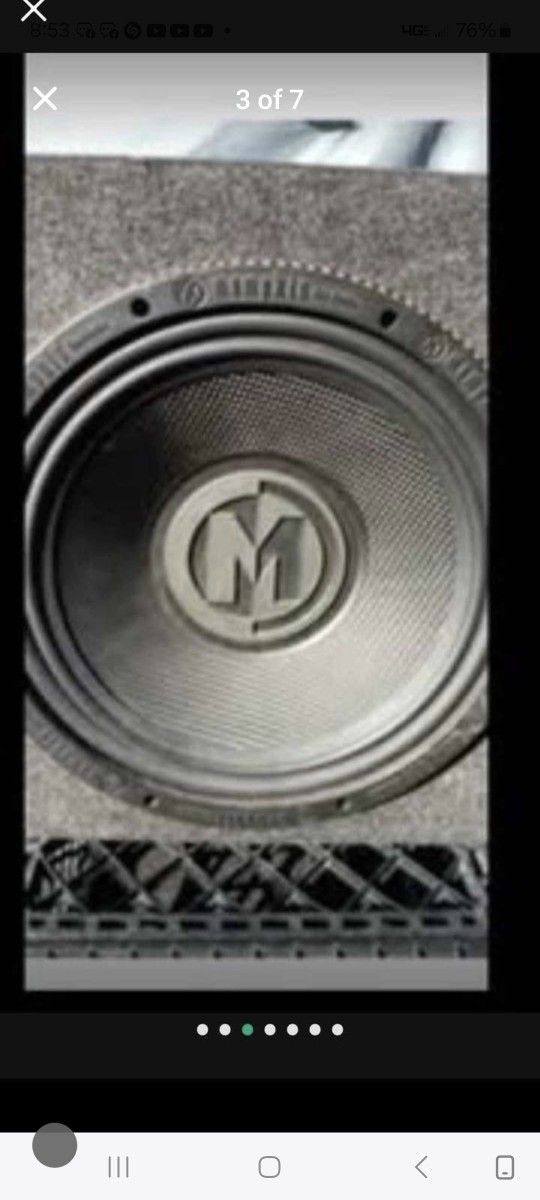 12 " MEMPHIS DUEL SUBWOOFER CLASSIC SPEAKERS (400 WATTS EACH)