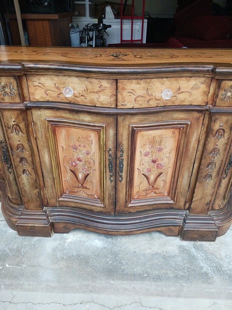 Antique Buffet Cabinet