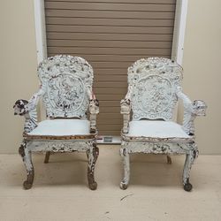 19th Century Antique Japanese Dragon Chairs 🐉
