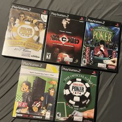 5 Poker Games PS2