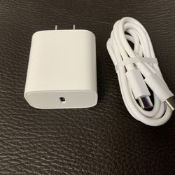 Brand New USB C To USB C Fast Charger With 3 Ft Cable For iPhone 15