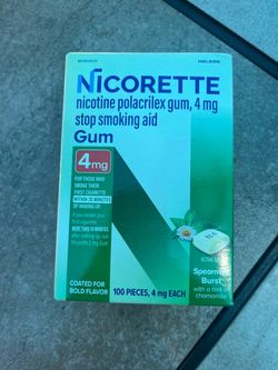 New Nicorette Gum