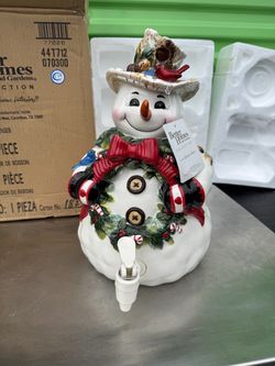 Better Homes and Gardens Snowman Beverage Dispenser