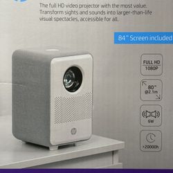 84” HP Video Projector