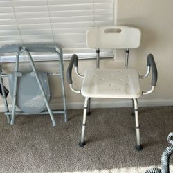 Shower Chair And Bedside Commode 