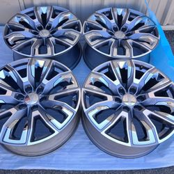 2025 NEW OEM ORIGINAL TAKEOFFS GMC SIERRA DENALI ULTIMATE 22 INCH ONLY WHEELS $ 1500 