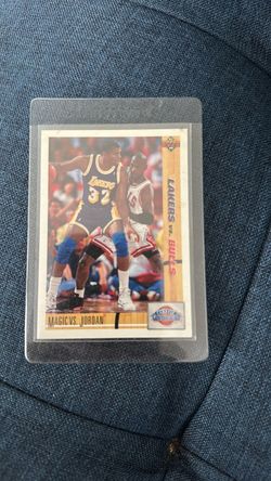Upper Deck Magic vs. Jordan Lakers vs. Bulls Card
