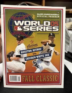 World Series 2005 MLB Official Program- Houston Astros vs Chicago White Sox