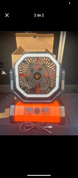 Ventilador recargable