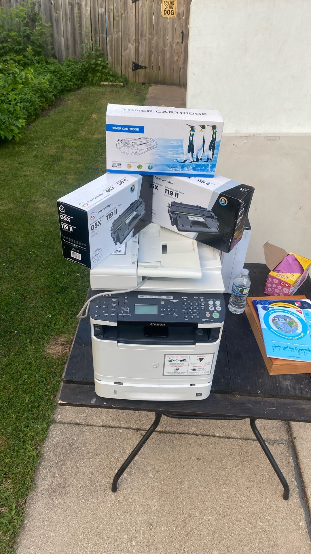 Printer With 3 New Packs Of Toner Cartridge