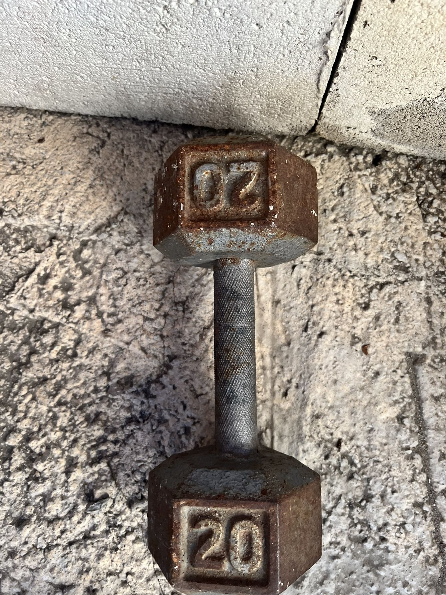 20 pound dumbbell