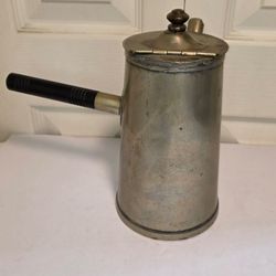 Grand Silver Co. Wear Brite Nickel Silver Small Coffee Pot Pitcher 