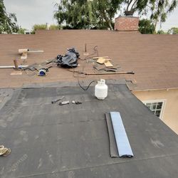 Roofing Shingle and torch
