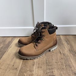 Denver Hayes Men's 10.5 Brown Leather Boots 