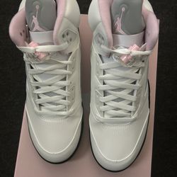 MENS AIR JORDAN 5 RETRO OG 35TH ANNIVERSARY (MEDIUM SOFT PINK