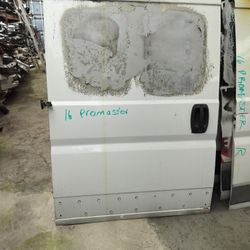 2016 Promaster Right Passenger Sliding Door 