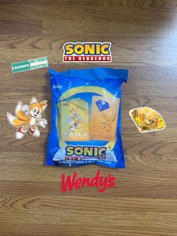 Wendy’s | Sonic The Hedgehog Kids’ Meal Exclusive Collectible Trading Cards & Case (Miles “Tails” Prower)
