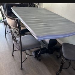 Real Cherry Oak Table + 6 Chairs