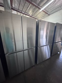Stainless Steel Bottom Freezer Refrigerator