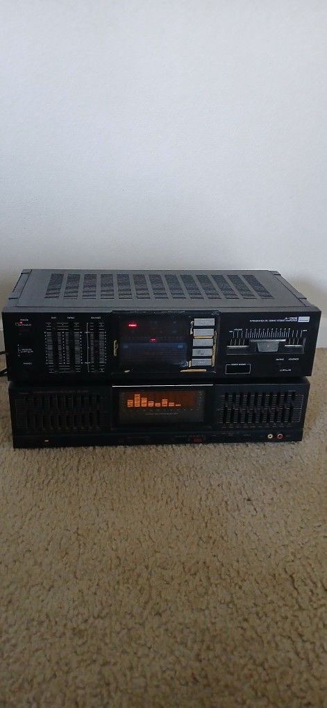 Sansui Integrated Stereo Amplifier And Eq Equalizer Amp Amplifier Phono Home Stereo Sound System 360 Watt