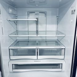 GE Stainless Steel French Door Refrigerator Refri Fridge 