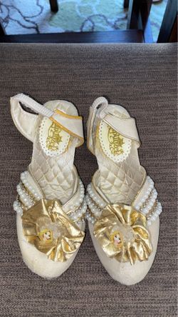 Lil girls Rapunzel costume shoes Sz 13/1