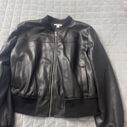 Leather Jacket Size Small